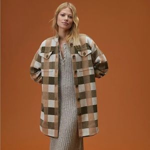 NWT Anthropologie Plaid Jacket